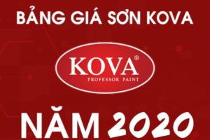 Read more about the article Bảng báo giá sơn Kova mới nhất 2020