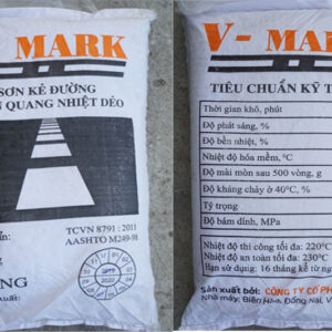 SƠN GIAO THÔNG PHẢN QUANG NHIỆT DẺO V-MARK (TRẮNG – VÀNG)